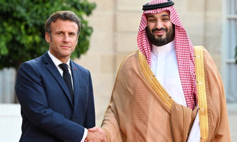 French, President, Macron, seeks, sway, Saudi's, MBS, Ukraine
