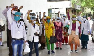 Paramedical, Staff, Stages, Sit-In, Warns, Boycott, Services, Across, Province,