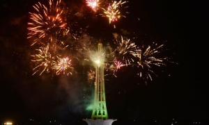 Pakistan Independence Day Celebrations Start with Spectacular fireworks Show