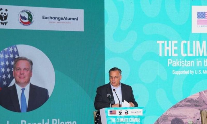 US, Pak, Green, Alliance, Initiative, Vital, Component, Address, Climate Change, US ENVOY, Blome,