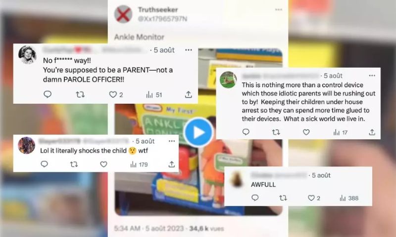 Ankle Monitor, Children, Parents, TikTok, Facebook, Twitter, Social Media, Video, Digital Media