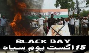 India's Independence, Jammu & Kashmir, IIOJK, India, Black Day, Mirpur