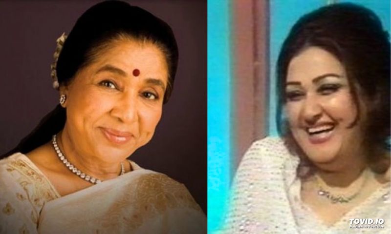 Asha Bhosle, Noor Jehan, Mera Long Gawacha, Singer, Indian, Pakistan, Concert, Dubai, Punjabi, Legend, Malika-e-Tarannum, Lata Mangeshkar