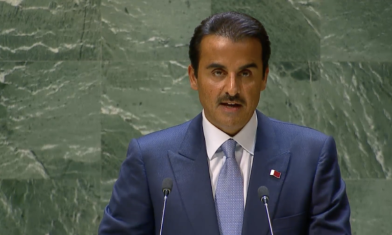 UN: Qatari Emir Terms Israeli Treatment of Palestinians as ‘21st-century Apartheid in Broad Daylight’