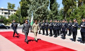 Pakistan, Uzbekistan, Army Chief, Chief of Army Staff, COAS, General Syed Asim Munir, President, Defense, Tashkent, Ministry of Defense