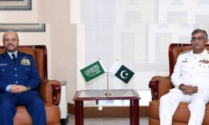 Saudi Arabia, Fayyad bin Hamed Al-Ruwaili, Naval Headquarters, Pakistan Navy, Vice Admiral Naveed Ashraf