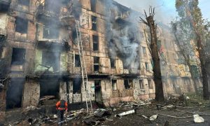 Russian, Ukrainian, Missile, Kostyantynivka, Donetsk, President, Volodymyr Zelensky, Prime Minister, Market, Shops, Pharmacy