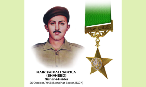 Armed Forces Pay Rich Tribute to Naik Saif Ali Janjua Shaheed on 75th Martyrdom Day