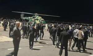 “Child Killers Have No Place”: Crowd Storms Russian Airport to Protest Flight from Israel