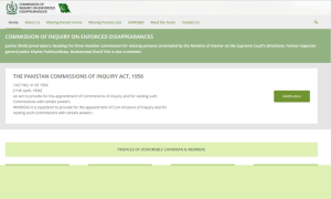 Hostile Elements Propagating Distorted Data of Missing Persons, Enforced Disappearance