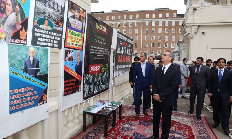 Kashmir Black Day, Photographic, Painting, Poster, Exhibition, Electronic Media, Publications, Pakistan, Indian, Jammu and Kashmir, Fatima Jinnah Women University, Islamabad, Rawalpindi, Ministry, Abasyn University, Wah Cantt, Comsats, 