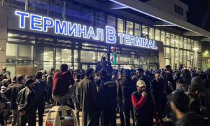 Russia, Crowd, Protest Over Flight, Israel, Gaza, UN, ICRC,