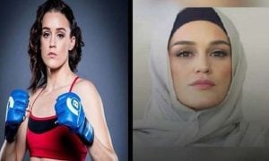 MMA, Fighter, American, Amber Leibrock, Islam, Sports, Athlete, Instagram, Faith, Allah,
