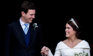 Hollywood, Stars, Princes Eugenie, Wedding Anniversary, Jack Brooksbank, Video, Wedding, Demi Moore, Riley Keough, Neomi Campbell, Royal,