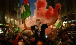 United Kingdom, UK, London, Palestinian, protesters, foreign minister, prime minister, protests, Israeli, Rishi Sunak,