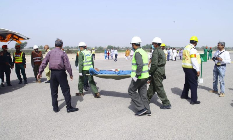 Rescue, Fire Fighting, Civil Aviation, Sheikh Zayed Hospital, Pakistan Air Force, Sheikh Zayed International Airport, Rahimyar Khan