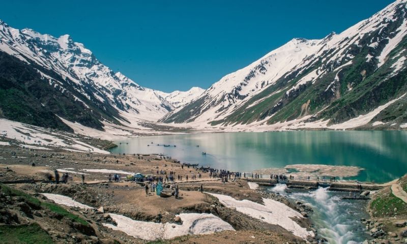 Tourists, Snowfall, Kaghan, Naran, Lake Saif ul Malook, Babusar Top, Mansehra, rain
