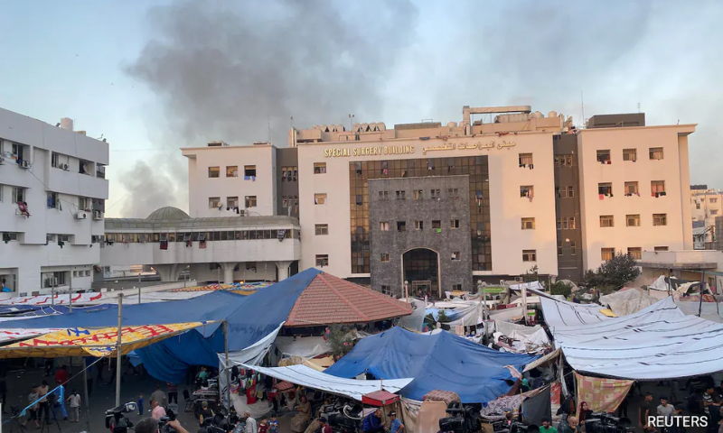 Israeli Tanks Massed at Gaza Hospital's Gates, Biden Urges Protection