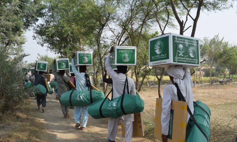 KSrelief Completes Distribution of 4,000 Shelter NFI Kits in Pakistan
