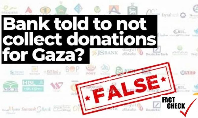 Palestine, Gaza, Bank, State Bank of Pakistan, Bank Alfalah, Donations