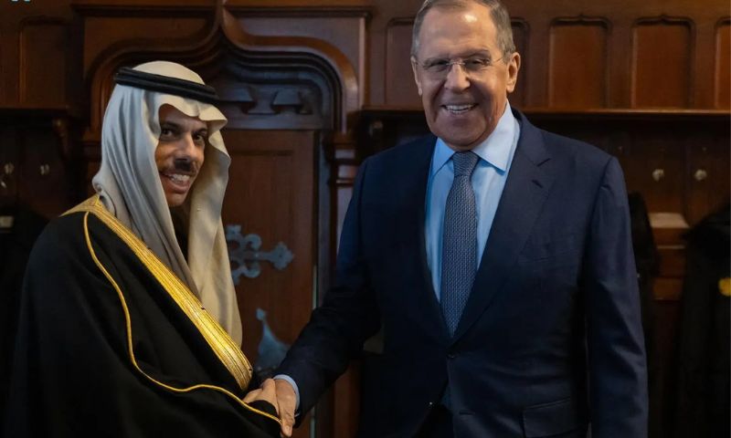 Ministerial Committee, Joint Arab-Islamic Summit, Russian FM, MOSCOW, Prince Faisal bin Farhan bin Abdullah, Minister of Foreign Affairs of the Kingdom of Saudi Arabia, KSA, official, Minister of Foreign Affairs of the Russia, Sergey Lavrov