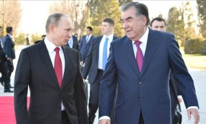 Russian, Tajik, Tajikistan, Presidents, Afghanistan, Taliban, Moscow, Kremlin, Government, Vladimir Putin, Summit, Migration, Russia, Terrorism,