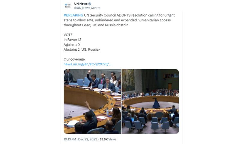 UNSC, Gaza Aid, US, Russia, United Nations Security Council, veto, Washington, 