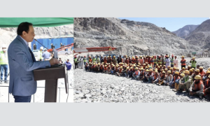 Chairman WAPDA Visits Diamer Basha Dam, Reviews River Diversion System