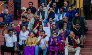 Most Indian Opposition MPs Barred from Parliament