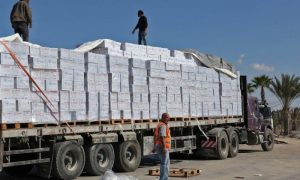 Gaza, Aid, Kerem Shalom, Border, Crossing, UN, Humanitarian Crisis, Rafah, Jordan, Egypt, United Nations, Israel,