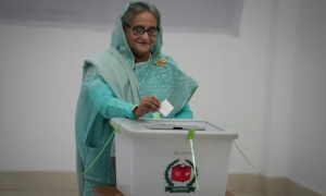Bangladesh Opposition Alleges Turnout at a Hasina’s Constituency Booth Remained Even Over 100%