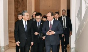Cairo, China, Chinese, Egyptian, Foreign, Minister, Gaza, Palestinians, Wang Yi, El-Sisi