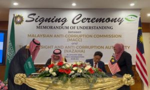 Saudi Arabia, Malaysian Anti-Corruption Bodies Sign MoU to Combat Cross-Border Corruption