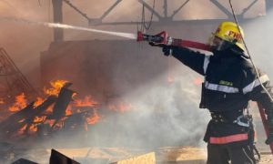 Azerbaijan, Baku, Blast, Furniture Workshop, Videos, Emergencies, Ministry, Firefighters, President, Ilham Aliyev, Clinic,