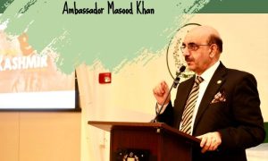 Pakistan's Ambassador, United States, Masood Khan, India's actions, Kashmir, Kashmir Solidarity Day, Washington, DC, UN Security Council,