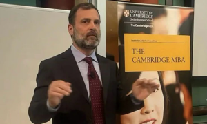 Sikhs Hold Protest Against Inviting Rahul Gandhi to Deliver Lecture at Cambridge University