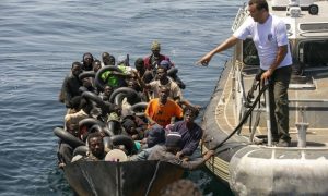 Tunisia's coast guard, boat, Mediterranean Sea, Europe, Tunisia, Libya,