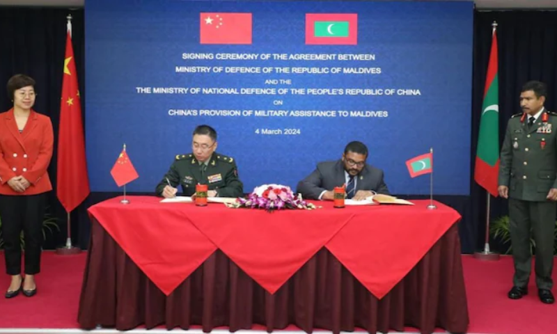 Maldives Signs Military Assistance Deal with China Amid India Troop Withdrawal