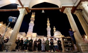 Al Aqsa, Worshipers, pray, Tarawih, Mosque,