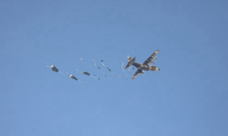 US and Jordan Conduct Joint Aid Airdrop to Gaza as Humanitarian Crisis Worsens