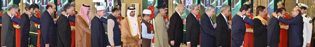 Pakistan’s President Confers Civil Awards on Pakistan Day