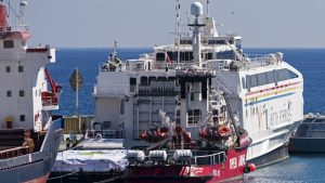 Aid Ship, Cyprus, Gaza, Sea, Palestinians, Dates, Ramadan, Flour, Pasta, Rice, United Arab Emirates, World Central Kitchen, Cargo,