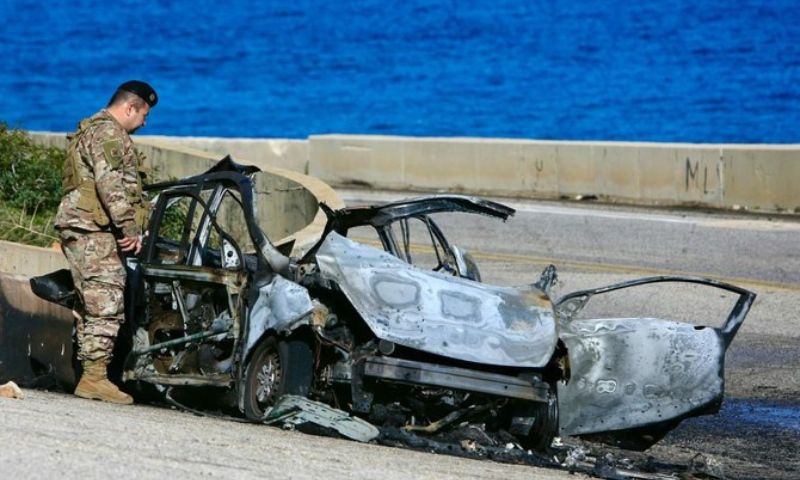 Israeli Strike, Lebanon, Hezbollah, Fighters, Naqura, Road, Car, Drone, Ambulances, Gaza, Jerusalem,