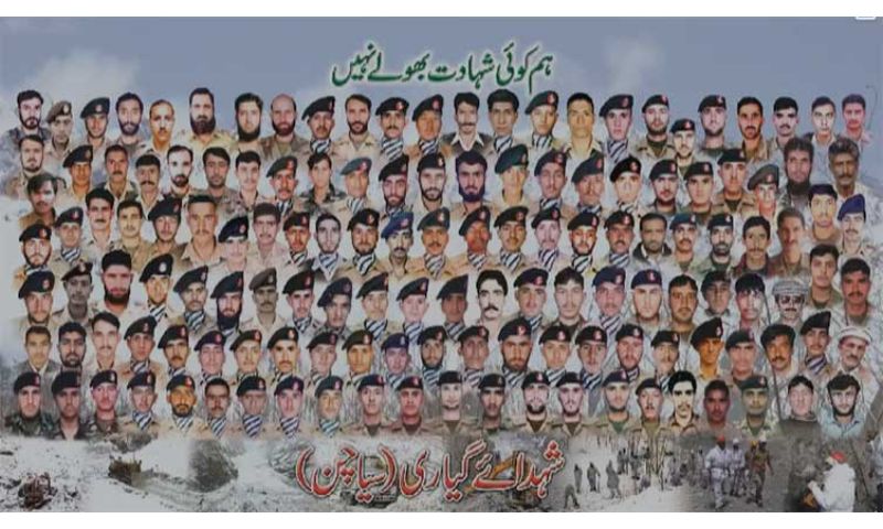 Gayari Sector, Siachen, Inter-Services Public Relations, ISPR, Pakistan Army