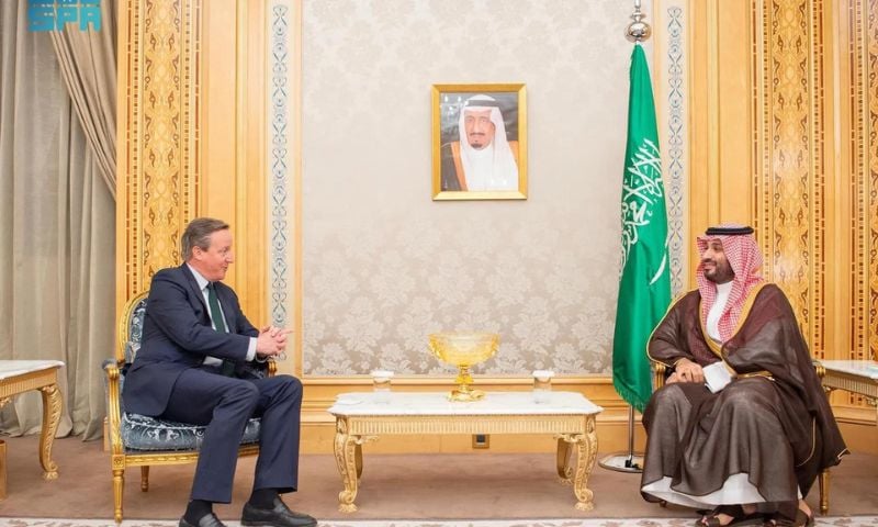 Saudi Crown Prince Holds Meetings with World Leaders During WEF 1