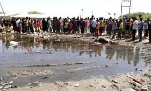 Kenya, Donkey Cart Bomb, Somalia, Border, Interior Minister, Al-Shabaab, IED, Investigations. Explosion