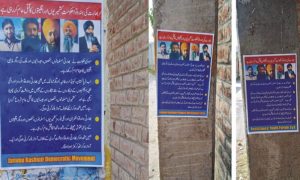 IIOJK, posters, properties, non-Kashmiris, anti-Kashmir agenda, Hindutva, RSS, Srinagar, Baramulla,