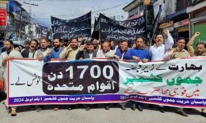 Indian aggression, IIOJK, Muzaffarabad, Azad Jammu and Kashmir, Pasban-e-Hurriyat Jammu and Kashmir, Gharipan Chowk, United Nations, IIOJK's special status,