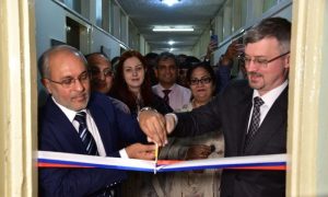 Russian Ambassador, Albert P. Khorev, Russian language, Punjab University, Lahore, Vice Chancellor, Prof. Dr. Khalid Mahmood,