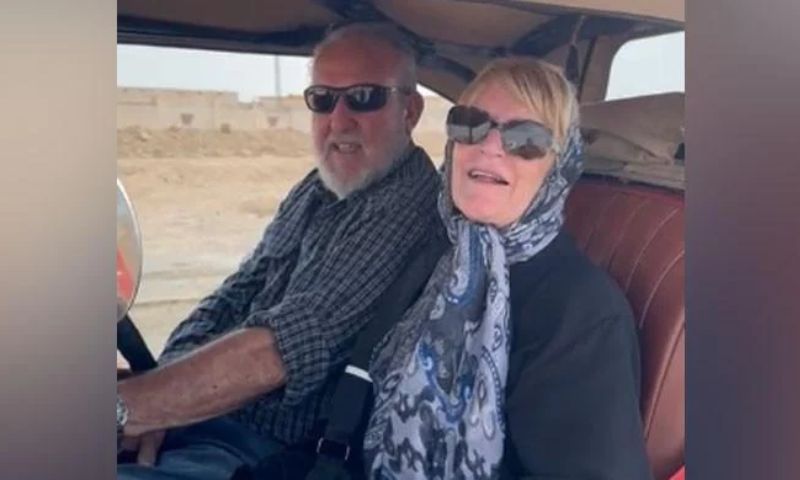 Extreme Heat Forces Australian Couple Riding on 102 Year Old Car to Stop Journey